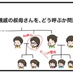 親戚の叔母さんを、どう呼ぶか問題