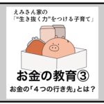 お金の教育③お金の「４つの行き先」とは？（with online）