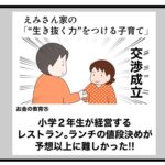 小学２年生が経営するレストラン。ランチの値段決めが予想以上に難しかった！！