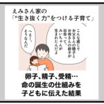 卵子、精子、受精…命の誕生の仕組みを子どもに伝えた結果