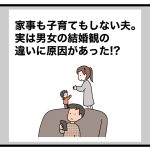 家事も子育てもしない夫。実は男女の結婚観の違いに原因があった!?